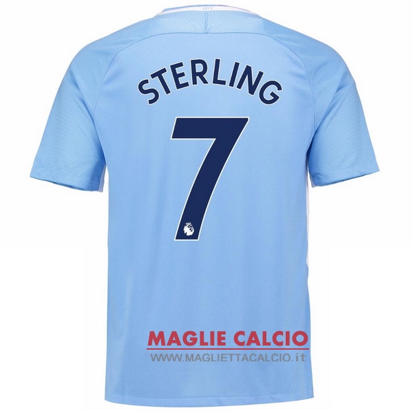 maglietta manchester city 2017-2018 sterling 7 prima